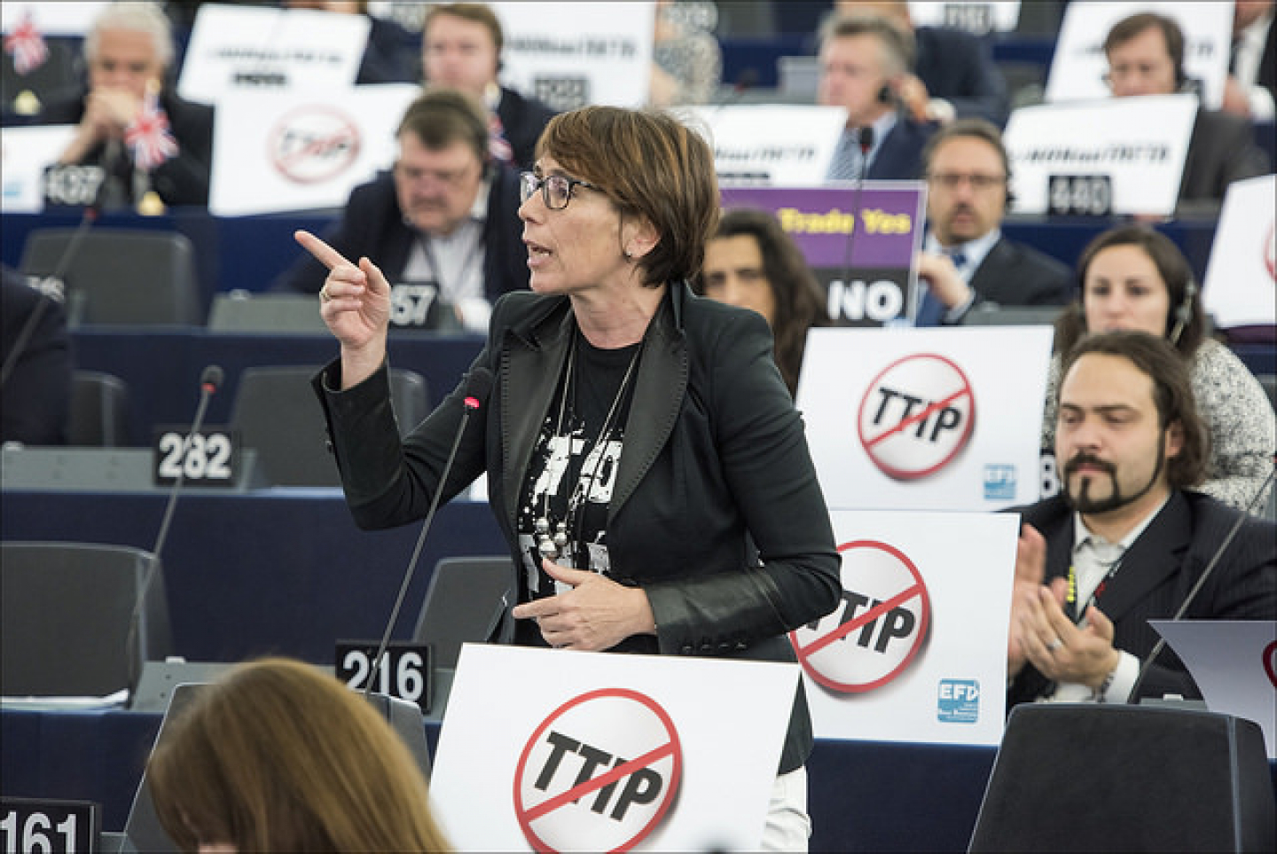 Splittelse i EU parlamentet over TTIP