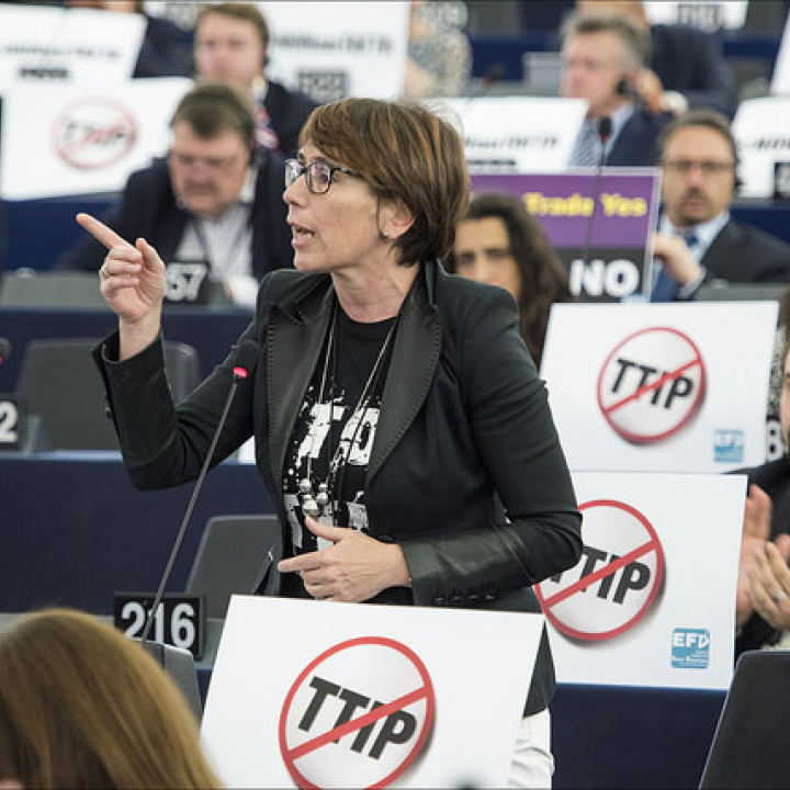 Splittelse i EU parlamentet over TTIP