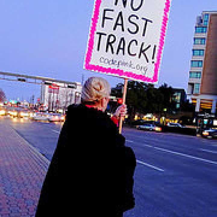 Demokratene stopper Obamas fast track